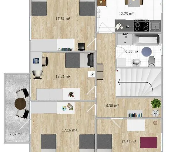 Appartement Werkswohnnung Suederholm